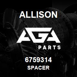 6759314 Allison SPACER | AGA Parts