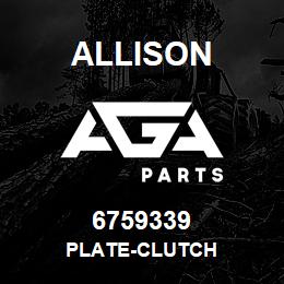 6759339 Allison PLATE-CLUTCH | AGA Parts