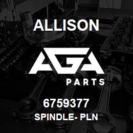 6759377 Allison SPINDLE- PLN | AGA Parts