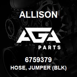 6759379 Allison HOSE, JUMPER (BLK) | AGA Parts