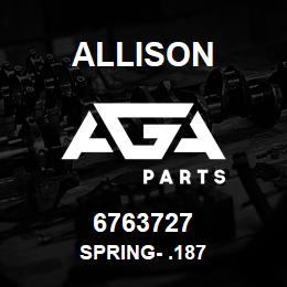 6763727 Allison SPRING- .187 | AGA Parts