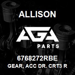 6768272RBE Allison GEAR, ACC DR. CRT3 RBLT/EXCH | AGA Parts