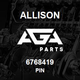 6768419 Allison PIN | AGA Parts