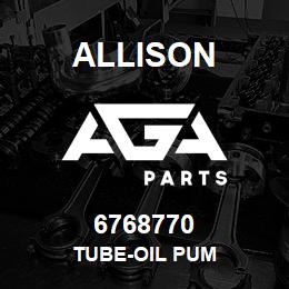 6768770 Allison TUBE-OIL PUM | AGA Parts