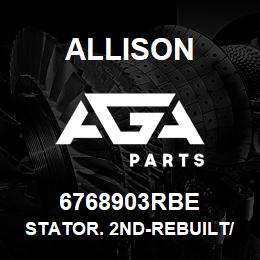 6768903RBE Allison STATOR. 2ND-REBUILT/EXCH | AGA Parts