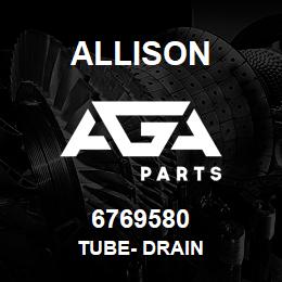 6769580 Allison TUBE- DRAIN | AGA Parts