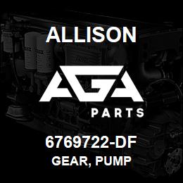 6769722-DF Allison GEAR, PUMP | AGA Parts