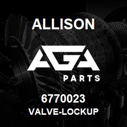 6770023 Allison VALVE-LOCKUP | AGA Parts