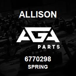 6770298 Allison SPRING | AGA Parts