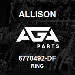 6770492-DF Allison RING | AGA Parts