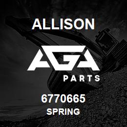 6770665 Allison SPRING | AGA Parts