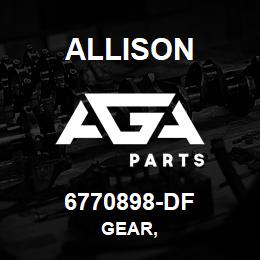 6770898-DF Allison GEAR, | AGA Parts