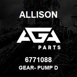 6771088 Allison GEAR- PUMP D | AGA Parts