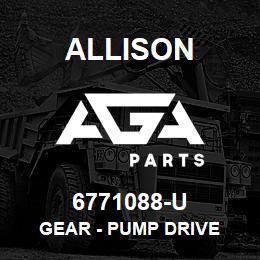 6771088-U Allison GEAR - PUMP DRIVE | AGA Parts