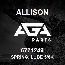 6771249 Allison SPRING, LUBE 5/6K | AGA Parts