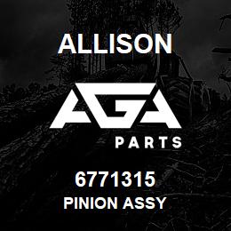 6771315 Allison PINION ASSY | AGA Parts