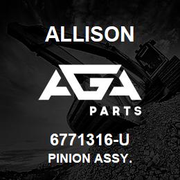 6771316-U Allison PINION ASSY. | AGA Parts