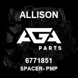 6771851 Allison SPACER- PMP | AGA Parts