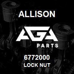 6772000 Allison LOCK NUT | AGA Parts