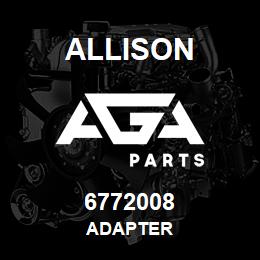 6772008 Allison ADAPTER | AGA Parts