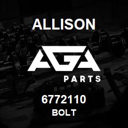 6772110 Allison BOLT | AGA Parts