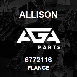 6772116 Allison FLANGE | AGA Parts