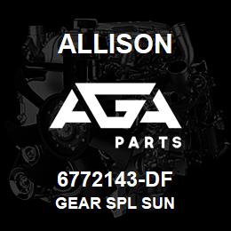 6772143-DF Allison GEAR SPL SUN | AGA Parts