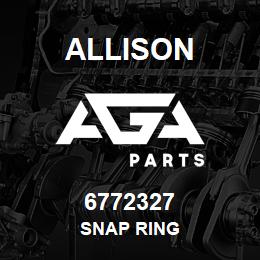 6772327 Allison SNAP RING | AGA Parts