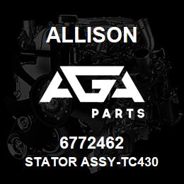 6772462 Allison STATOR ASSY-TC430 | AGA Parts