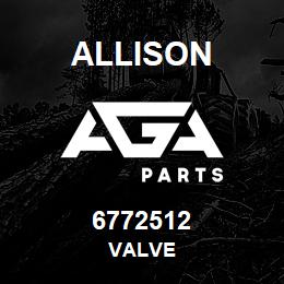 6772512 Allison VALVE | AGA Parts