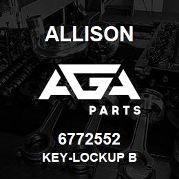 6772552 Allison KEY-LOCKUP B | AGA Parts