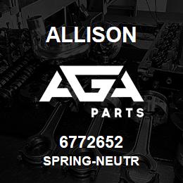 6772652 Allison SPRING-NEUTR | AGA Parts