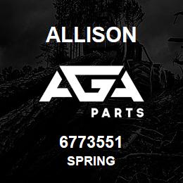 6773551 Allison SPRING | AGA Parts