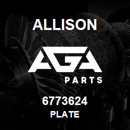 6773624 Allison PLATE | AGA Parts