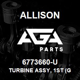 6773660-U Allison TURBINE ASSY, 1ST (GOOD USED) TT-2000 SERIES | AGA Parts