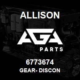 6773674 Allison GEAR- DISCON | AGA Parts