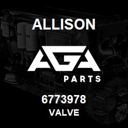 6773978 Allison VALVE | AGA Parts