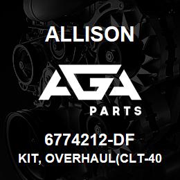 6774212-DF Allison KIT, OVERHAUL(CLT-4000/HT-70) | AGA Parts