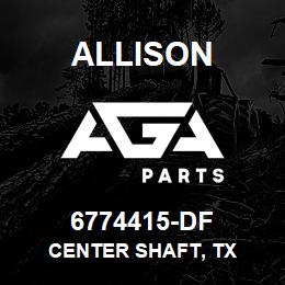 6774415-DF Allison CENTER SHAFT, TX | AGA Parts