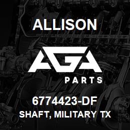 6774423-DF Allison SHAFT, MILITARY TX | AGA Parts