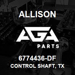 6774436-DF Allison CONTROL SHAFT, TX | AGA Parts