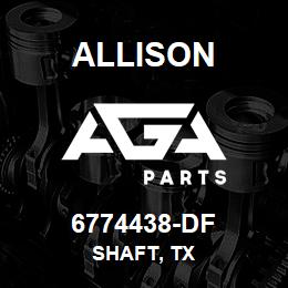 6774438-DF Allison SHAFT, TX | AGA Parts