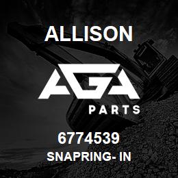 6774539 Allison SNAPRING- IN | AGA Parts