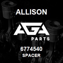 6774540 Allison SPACER | AGA Parts