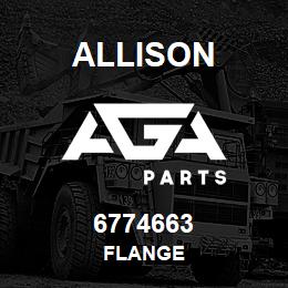 6774663 Allison FLANGE | AGA Parts