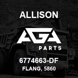 6774663-DF Allison FLANG, 5860 | AGA Parts