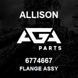 6774667 Allison FLANGE ASSY | AGA Parts