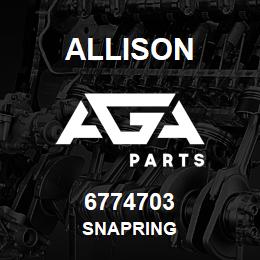 6774703 Allison SNAPRING | AGA Parts