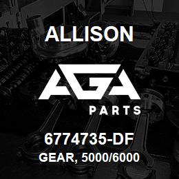 6774735-DF Allison GEAR, 5000/6000 | AGA Parts