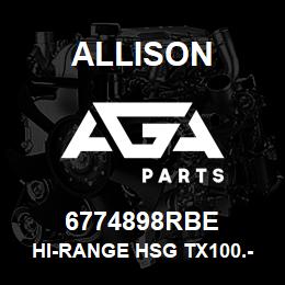 6774898RBE Allison HI-RANGE HSG TX100.-RBLT/EXCH | AGA Parts